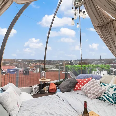 Jungle Dome Penthouse With Jacuzzi & Parking In Center Oslo