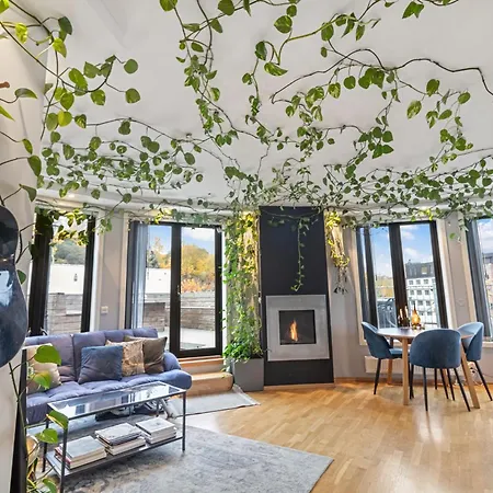 Jungle Dome Penthouse With Jacuzzi & Parking In Center * Oslo